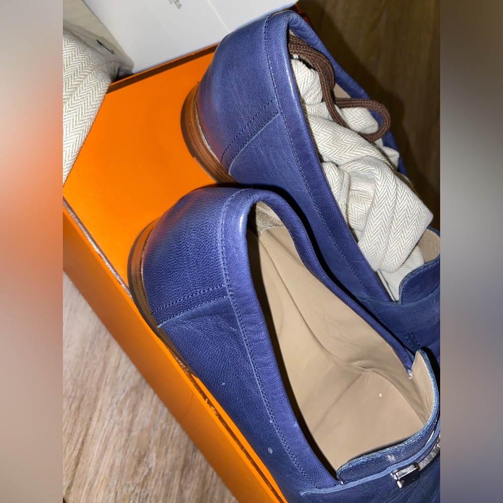 AUTHENTIC hermes loafers slip on dress shoes - Picture 6 of 7